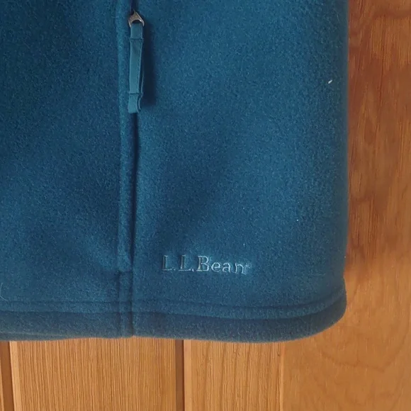 Teal LL Bean Fleece Vest - Picture 2 of 5